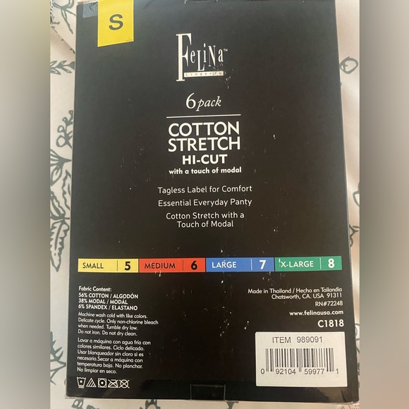 Felina underwear, stretch,  high cut - Picture 2 of 3